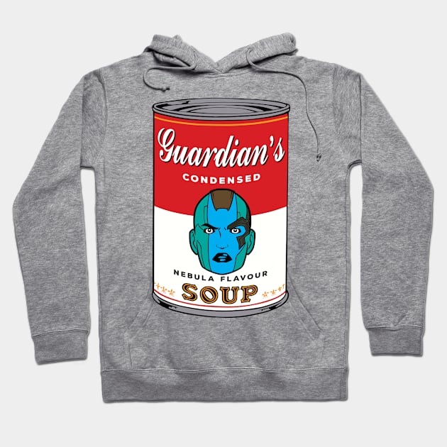 Guardians Of The Galaxy Nebula Soup Warhol Hoodie by Rebus28